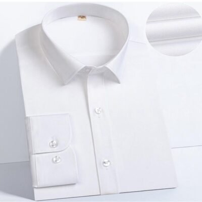 Camisa Social Fibra de Bambu na cor branca