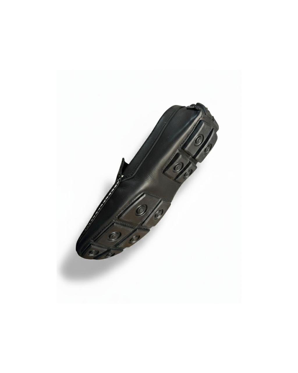 Mocassim Sapatilha Masculino Couro Legítimo na cor preta - Image 2