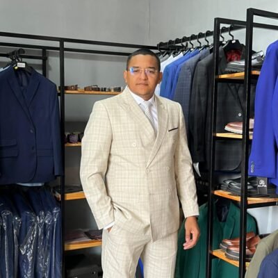 Terno Transpassado Bege