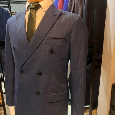 Terno Transpassado Azul